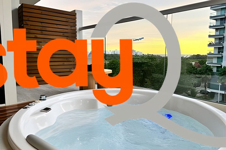 Apartamento jacuzzi privado cerca a playa DQ604