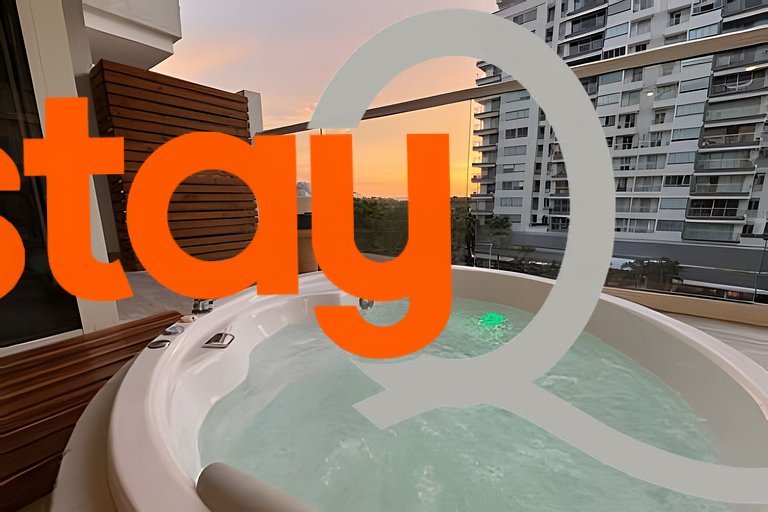 Apartamento jacuzzi privado cerca a playa DQ604